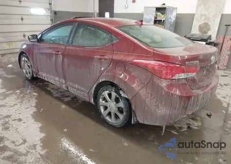 2013 Hyundai Elantra Limited z USA, uszkodzony, nr VIN 5NPDH4AE7DH412467